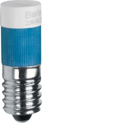 LED-lampen E10, blauw